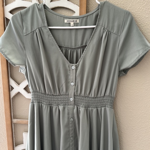 Jessakae boho sage maxi dress - Picture 2 of 4